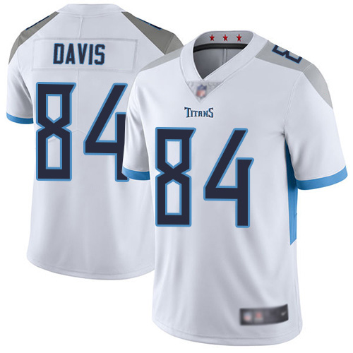 Tennessee Titans Limited White Men Corey Davis Road Jersey NFL Football #84 Vapor Untouchable